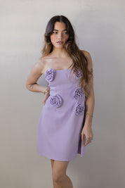 Lilac Strapless Dress