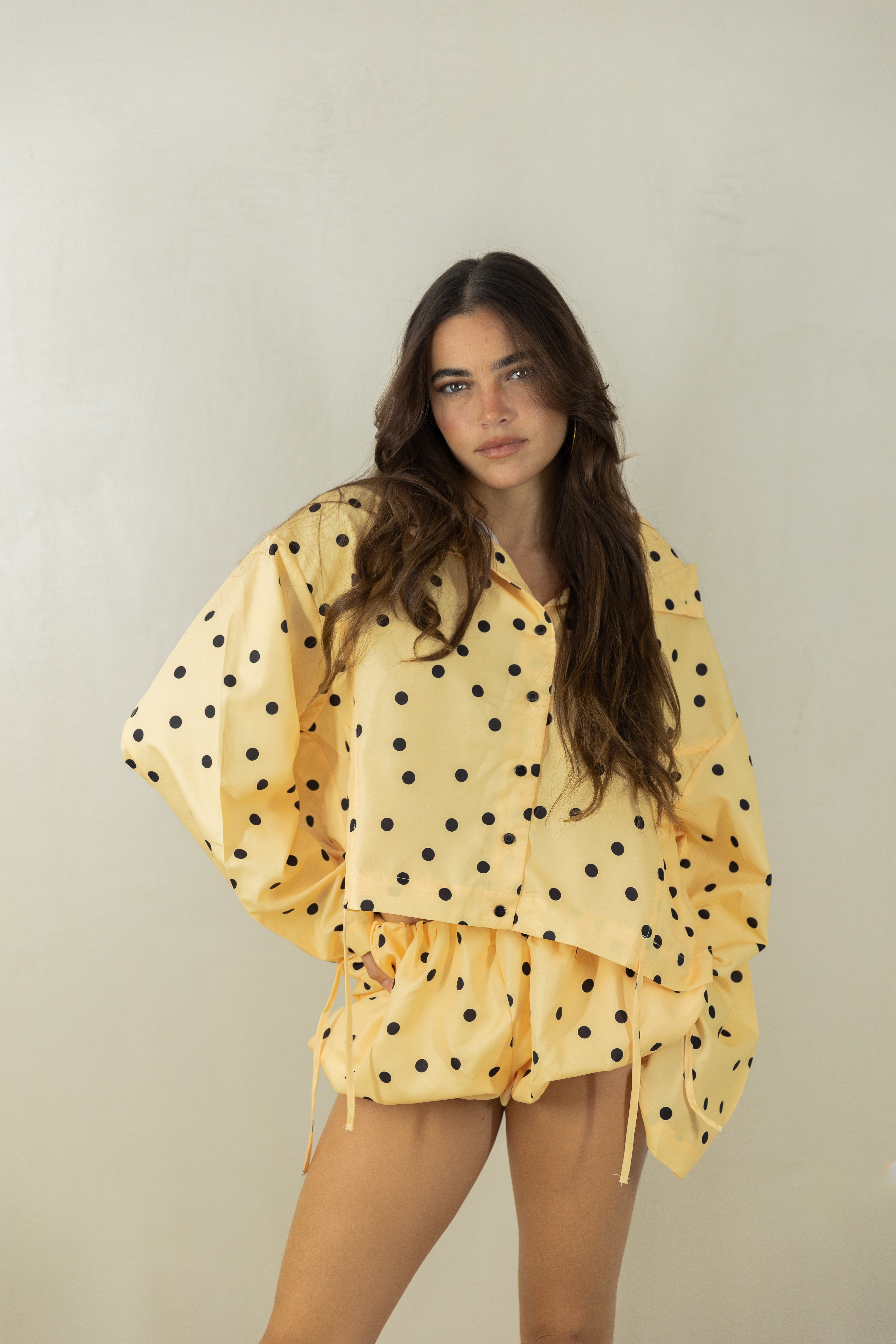 Yellow Polka Set