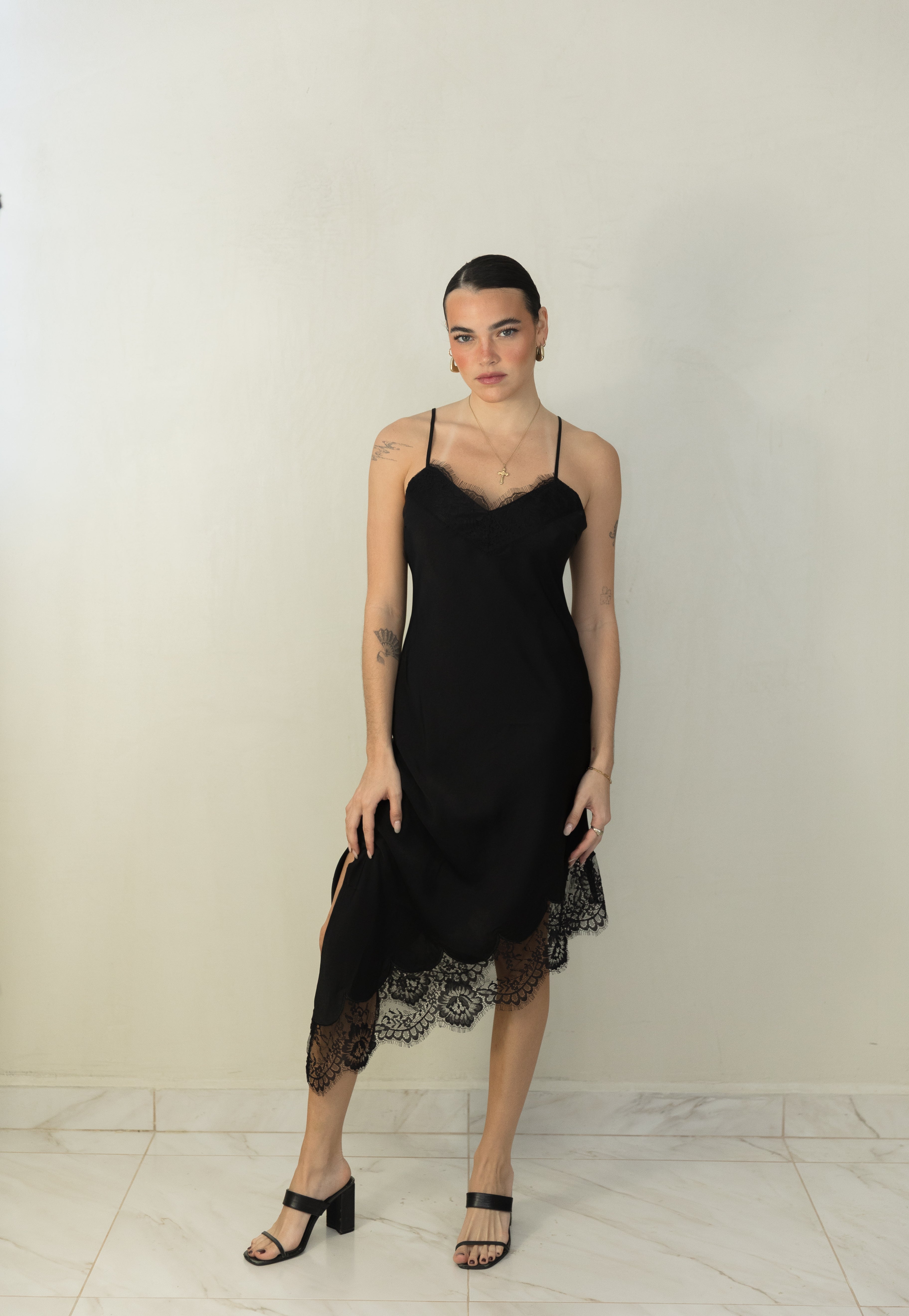 Scalloped Lace Dress