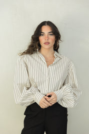 Black Stripe Top