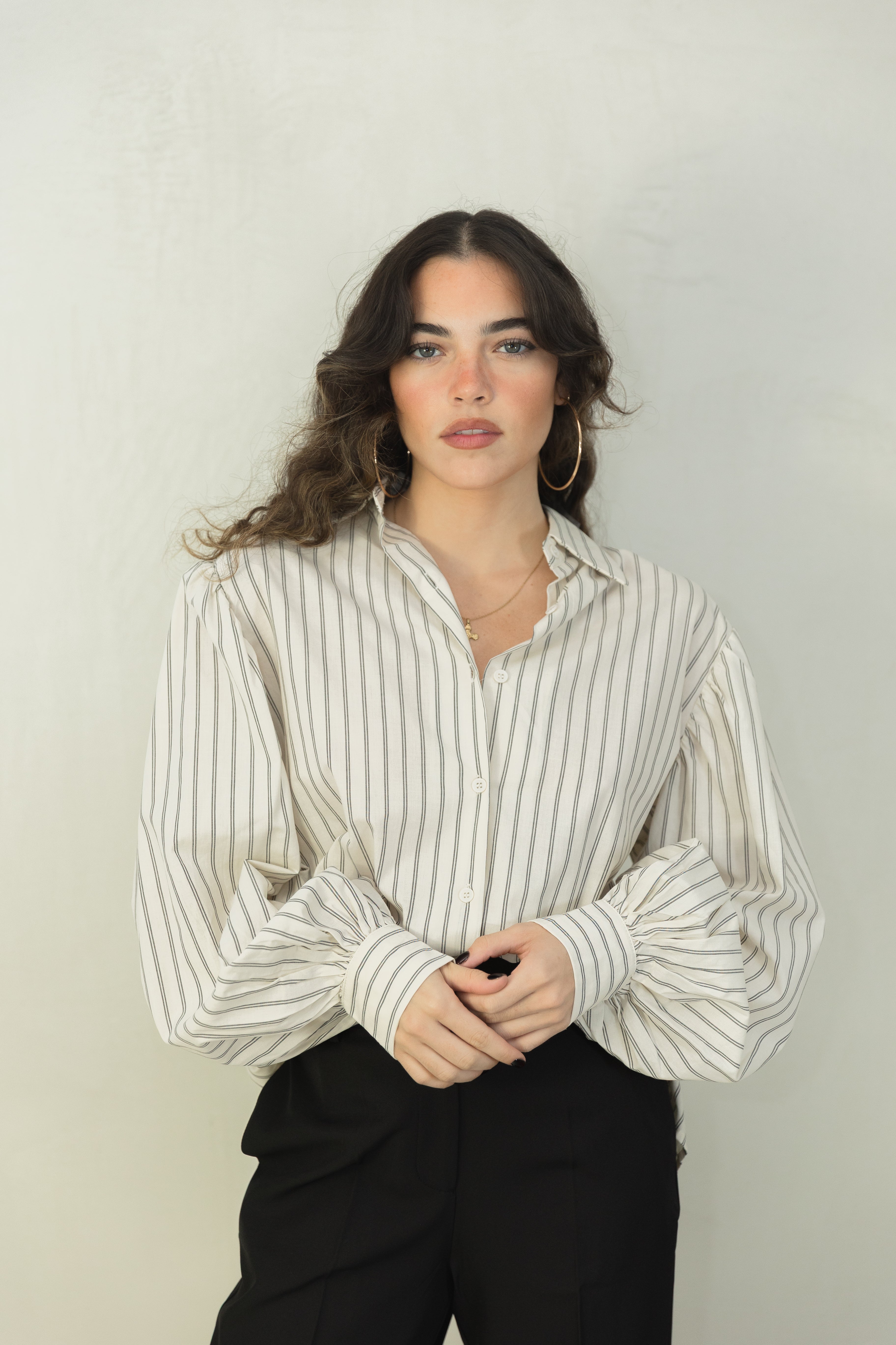 Black Stripe Top