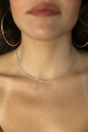 Gold Dipped Tennis Necklace