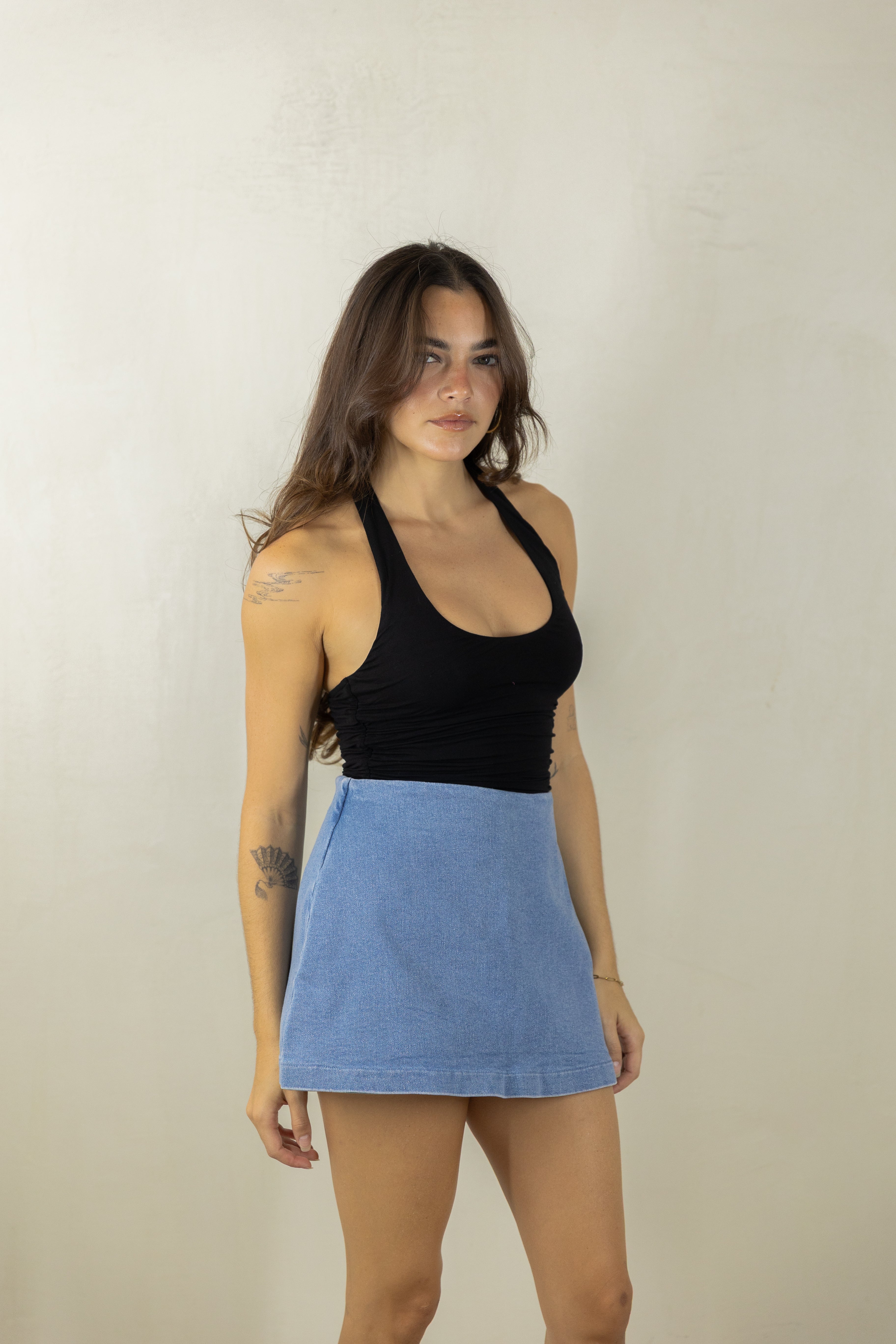 Black Halter Top