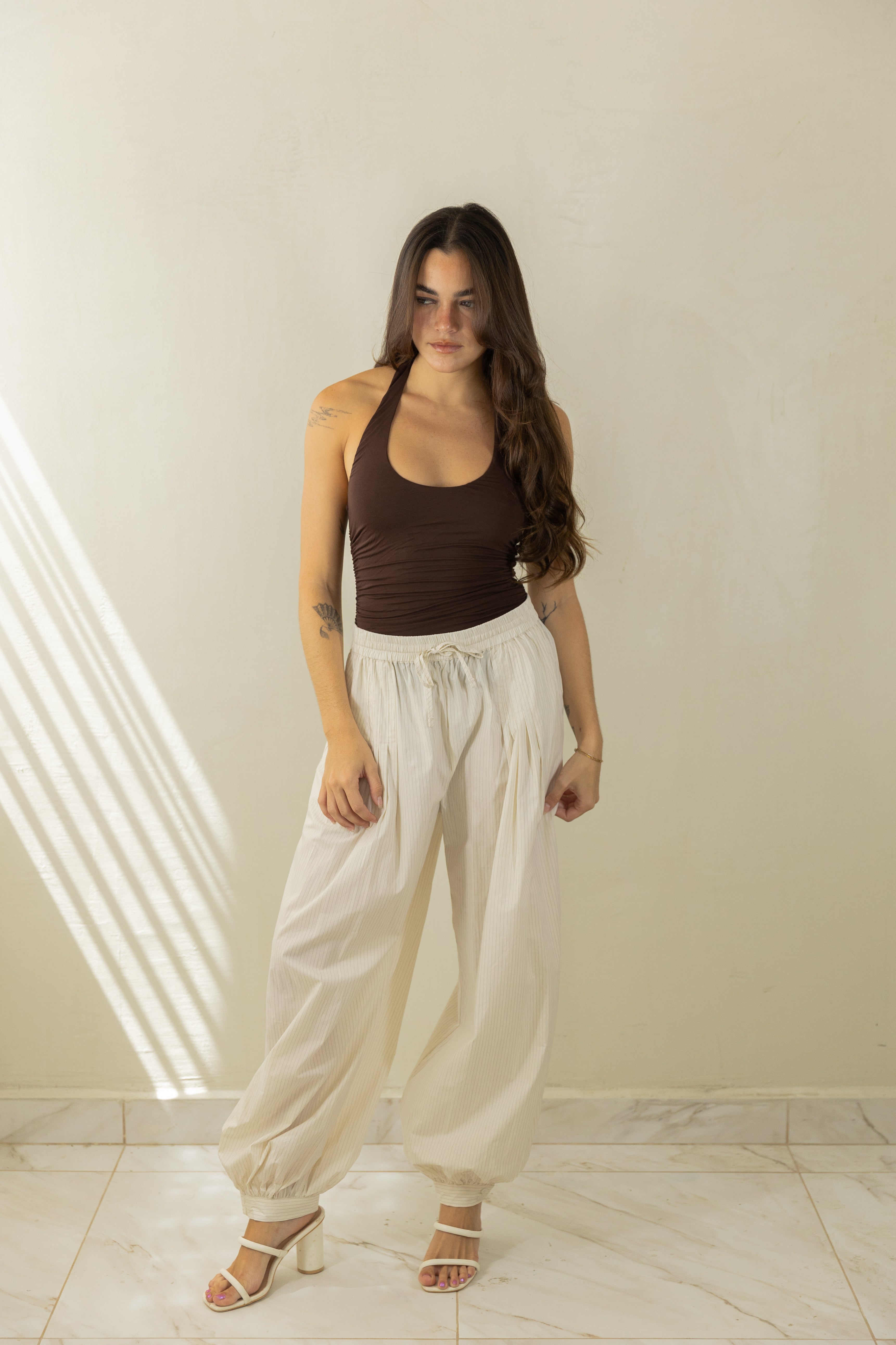 Brown Halter Top