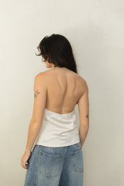 Bead Halter Neck Top