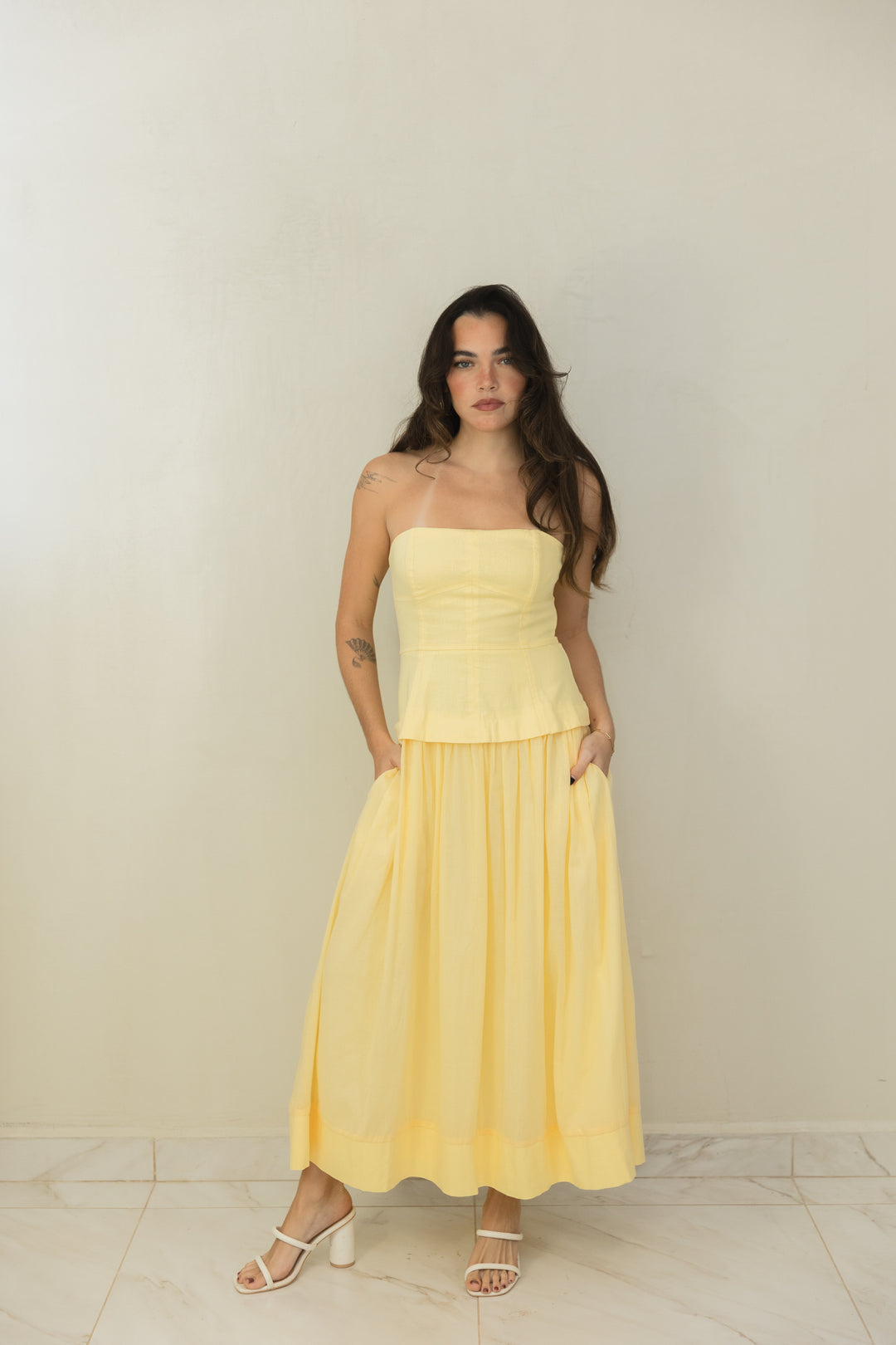 Canary Strapless Dress