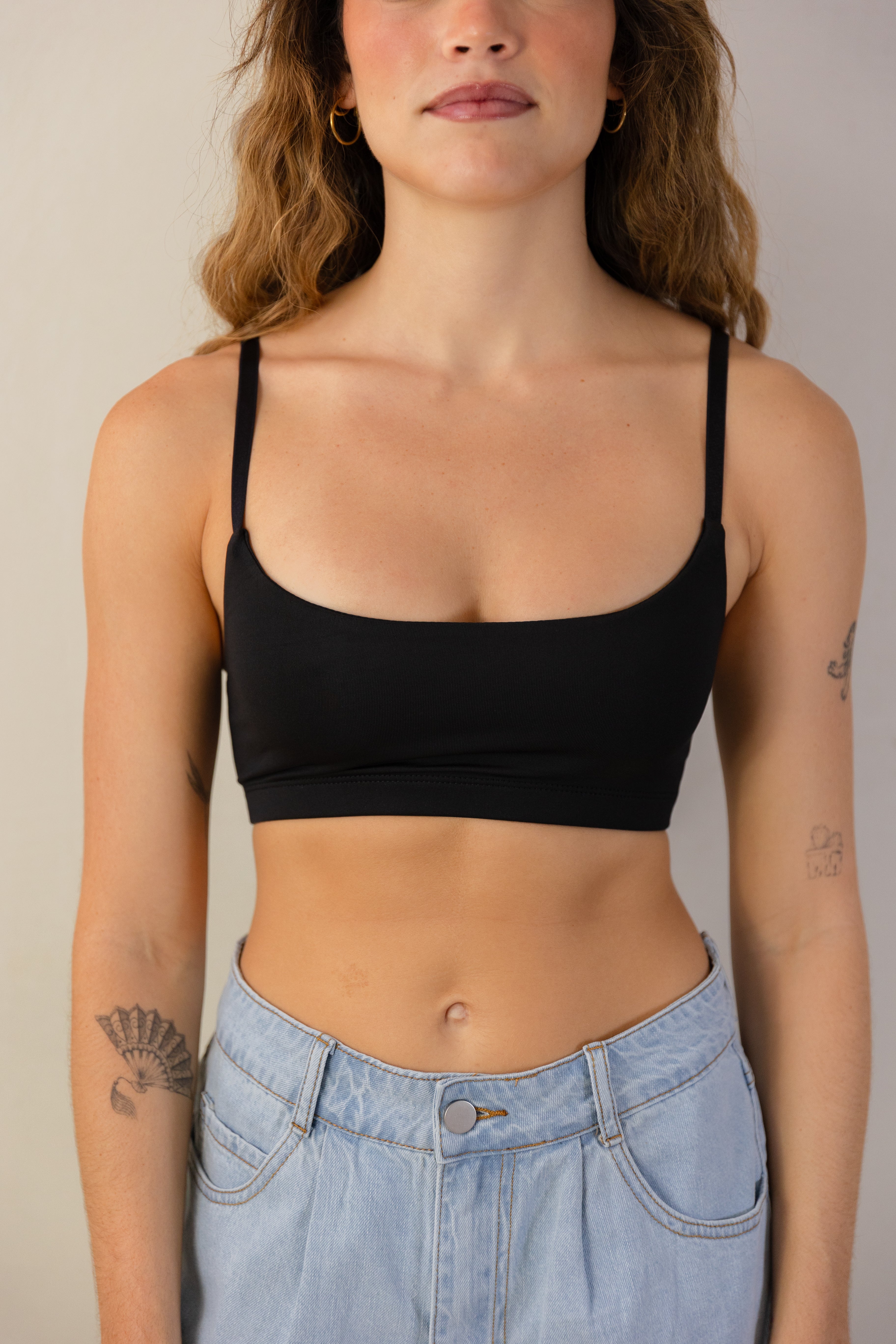 Black Scoop Bralette