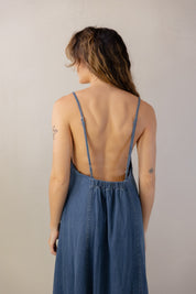 Denim Strap Dress