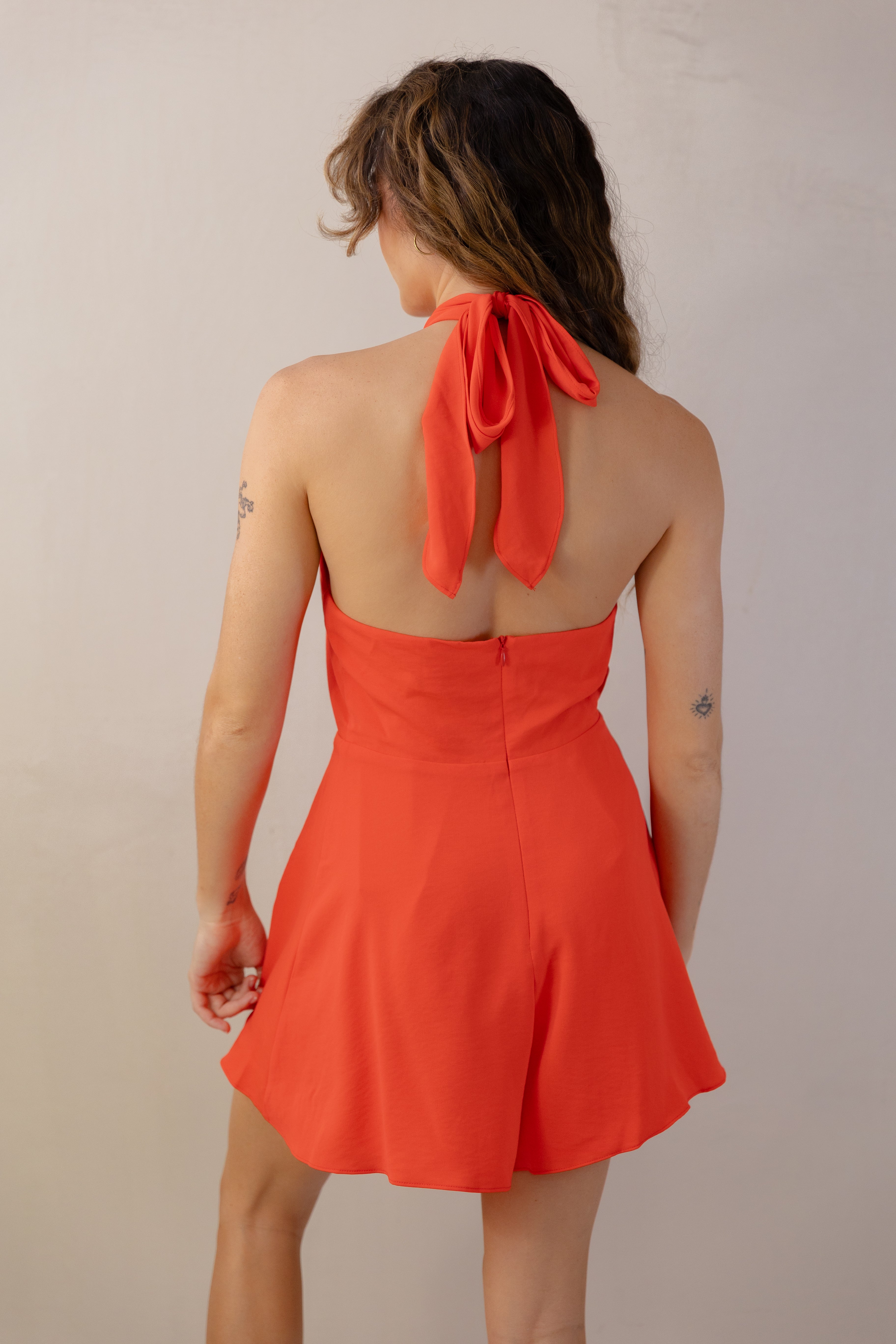 Orange Romper