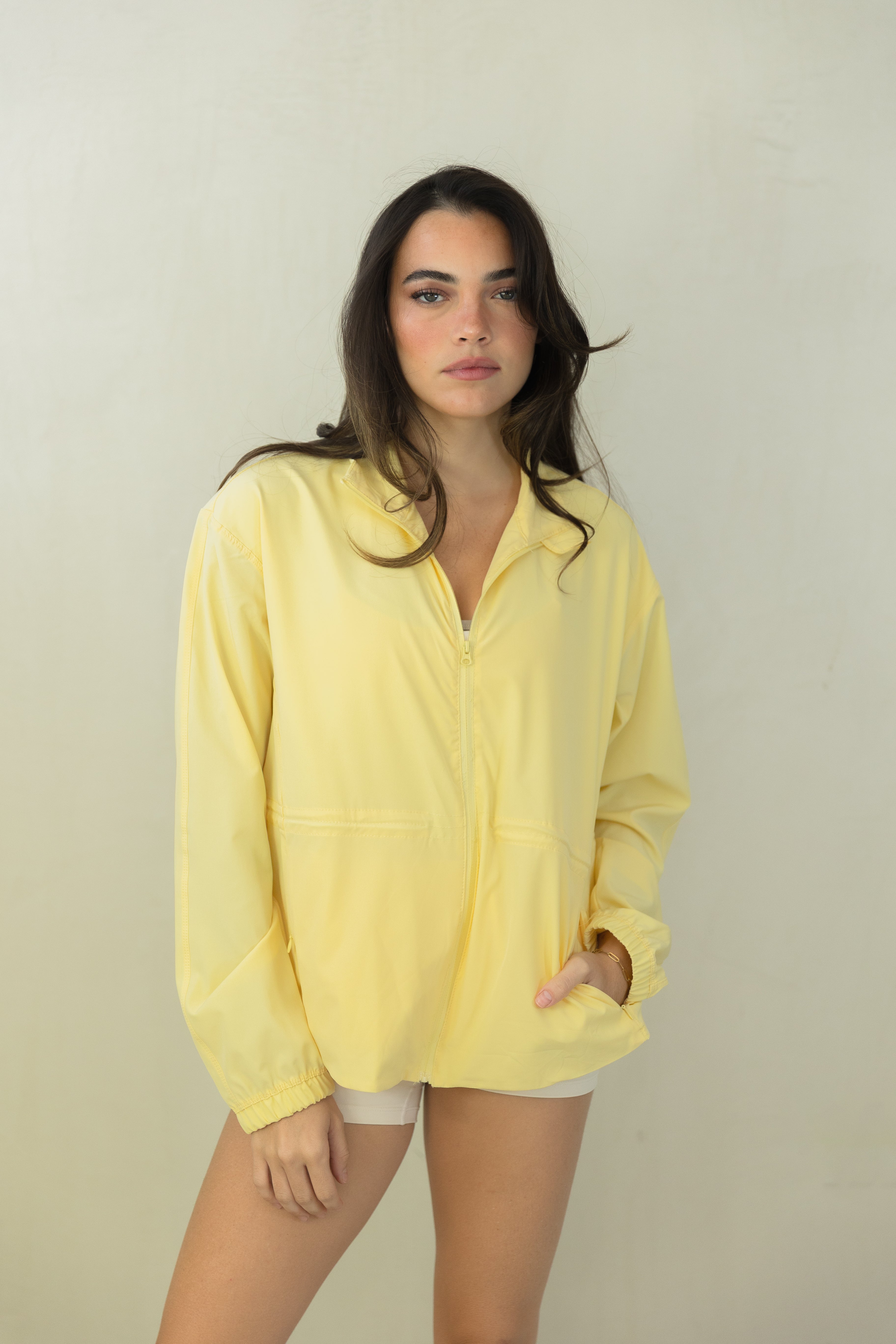 Yellow Cinch Jacket