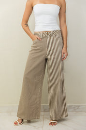 Mixed Stripe Jean