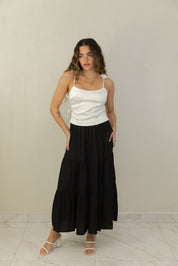 Black Midi Skirt