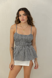 Plaid Top