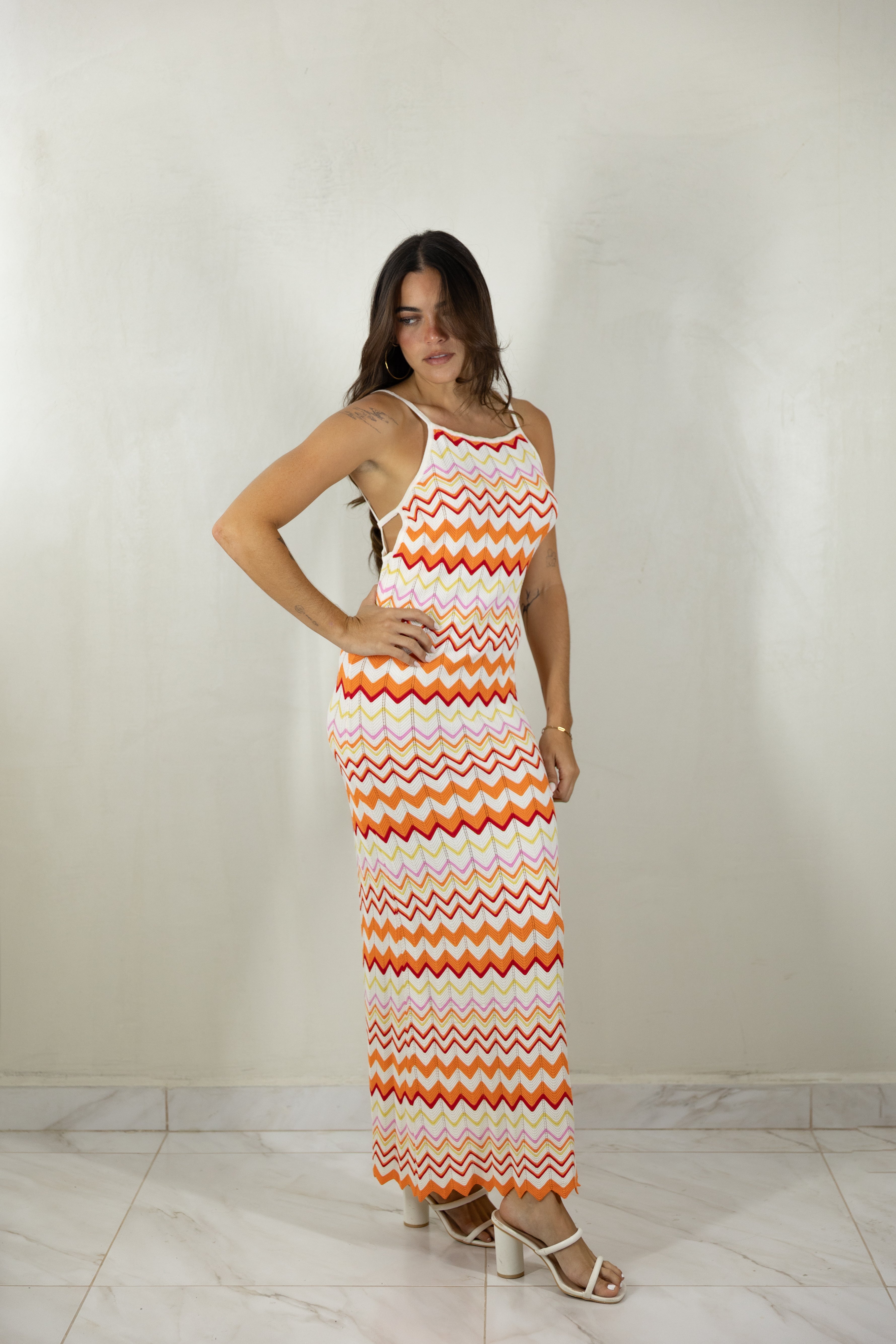 Sunset Zigzag Dress