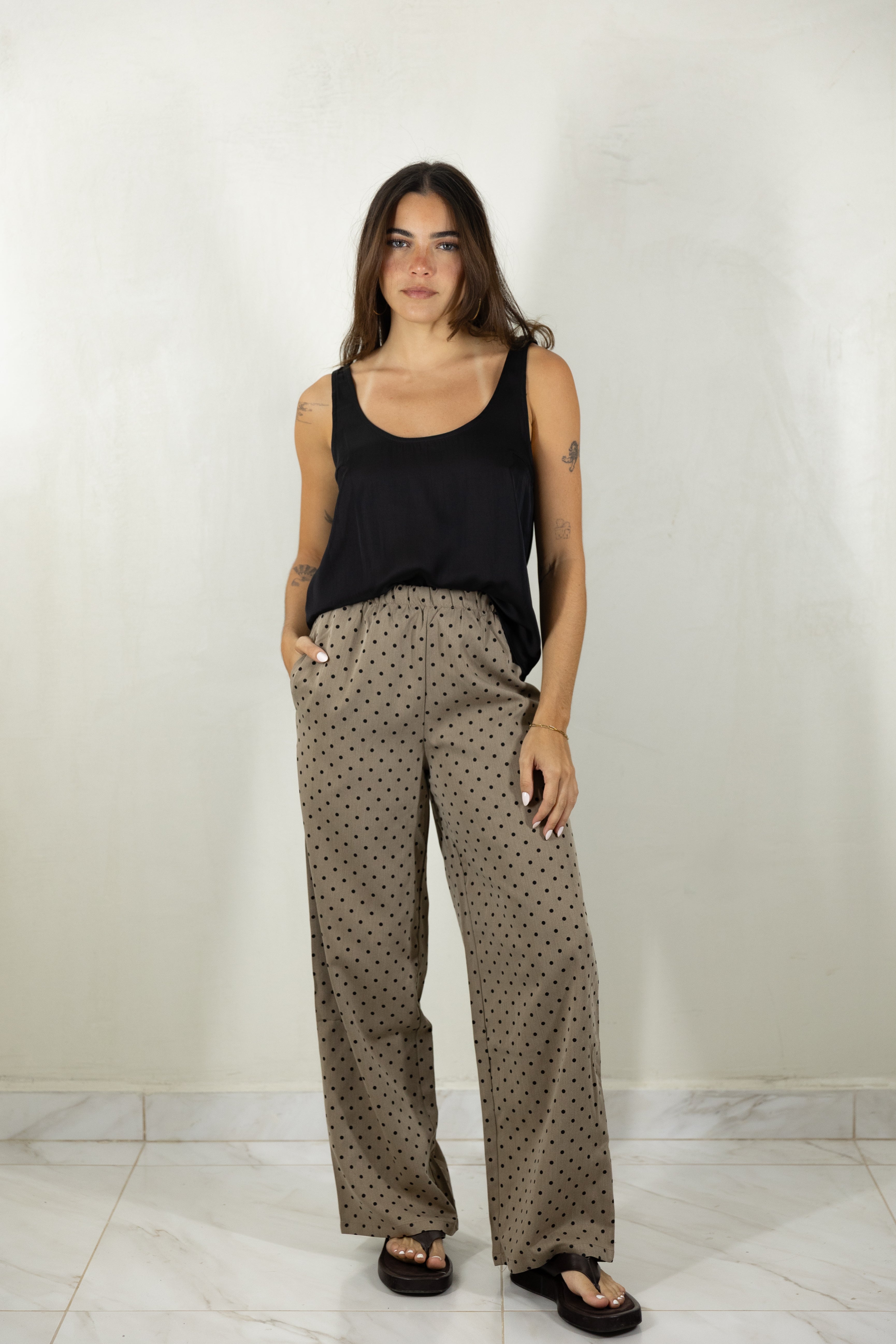Mocha Dot Pants