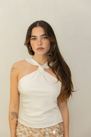 Satin Halter Top