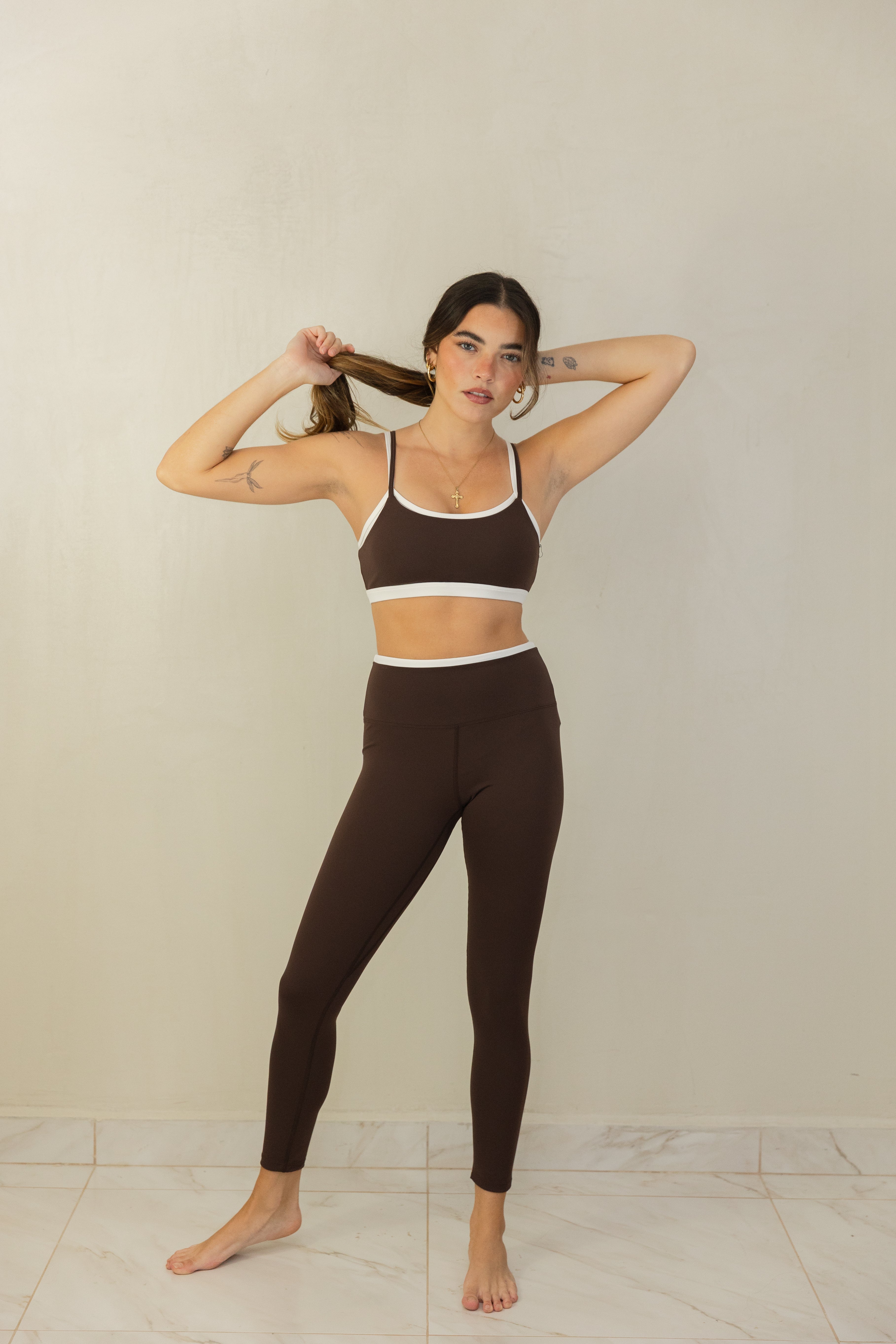 Chocolate Contrast Legging