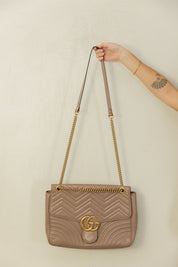 Pre Loved Gucci Marmot Medium Shoulder Bag