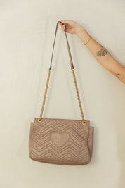 Pre Loved Gucci Marmot Medium Shoulder Bag