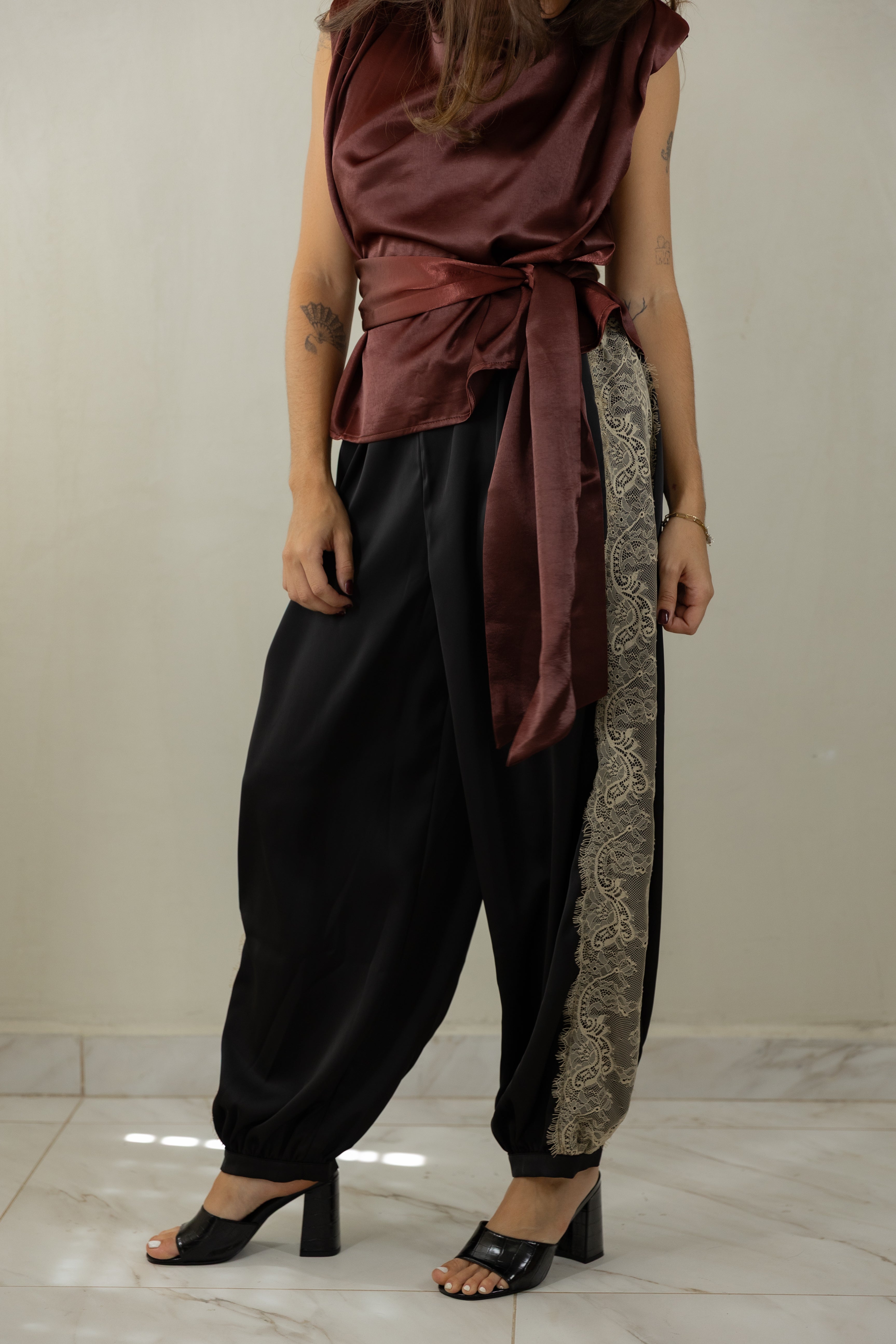 Side Lace Pants