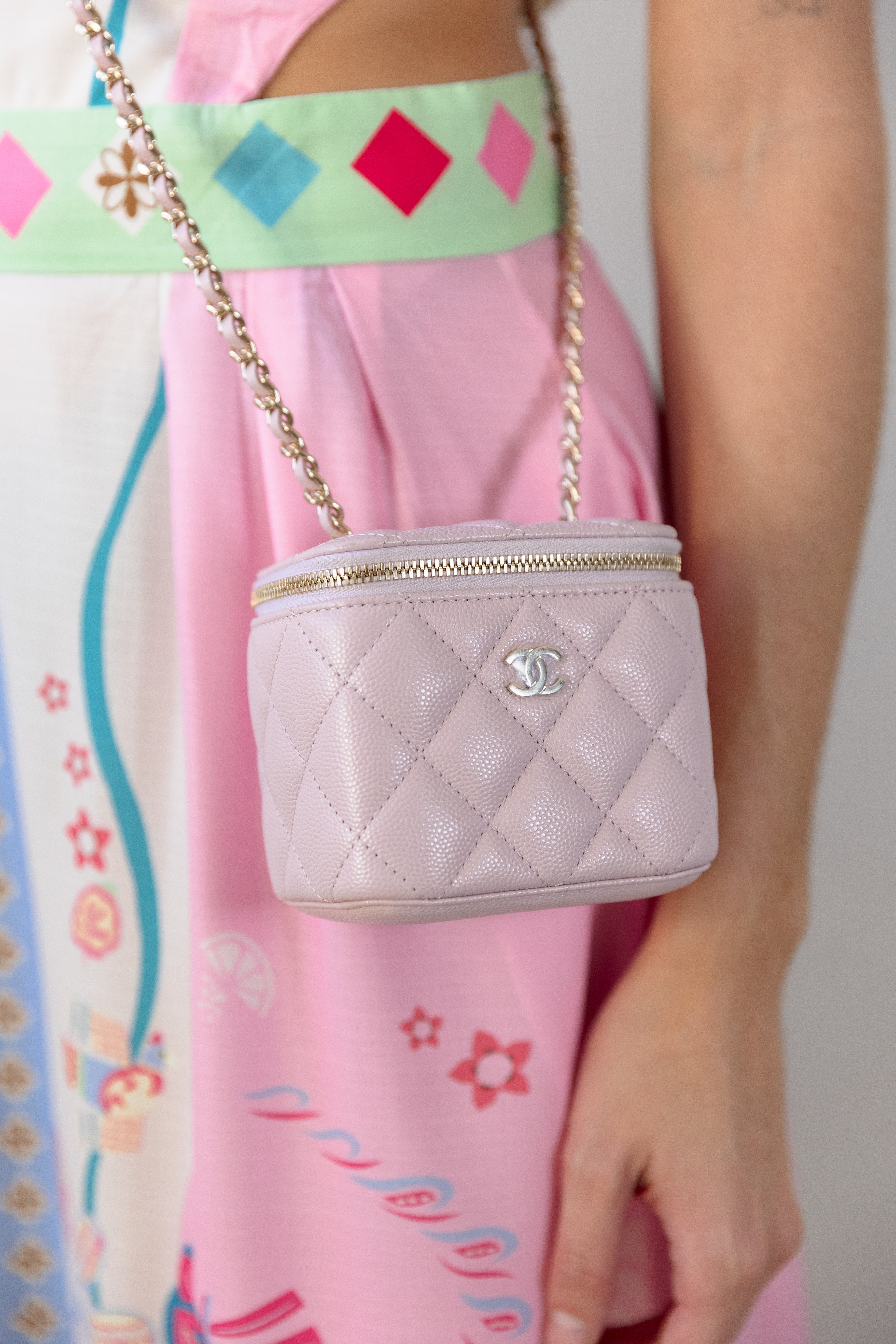Pre Loved Chanel Mini Vanity Lilac