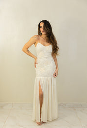 Floral Applique Dress