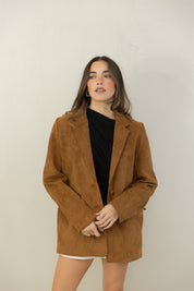 Suede Camel Blazer