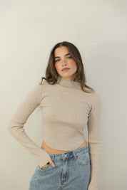 Mock Neck Top
