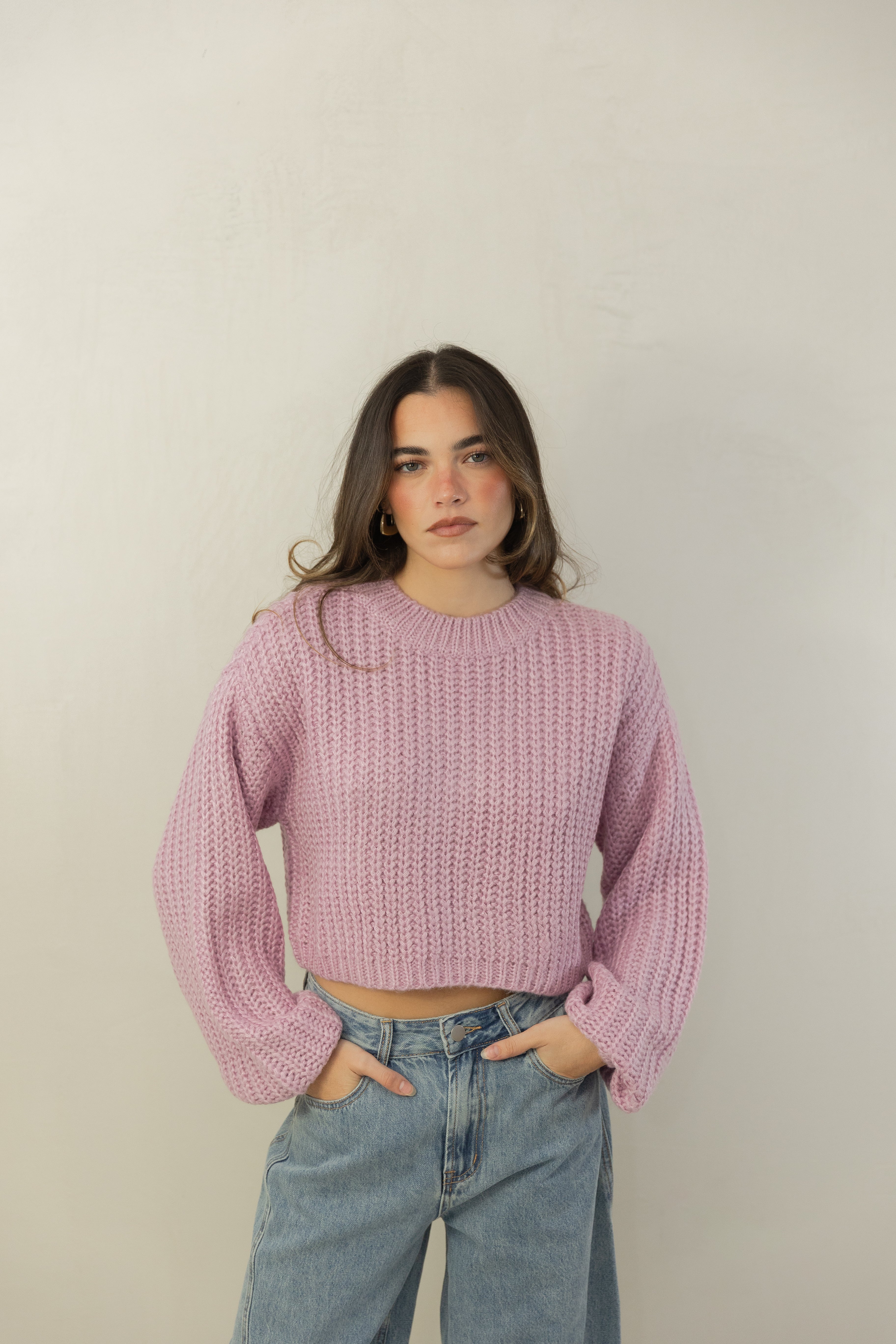 Pink Lavender Sweater
