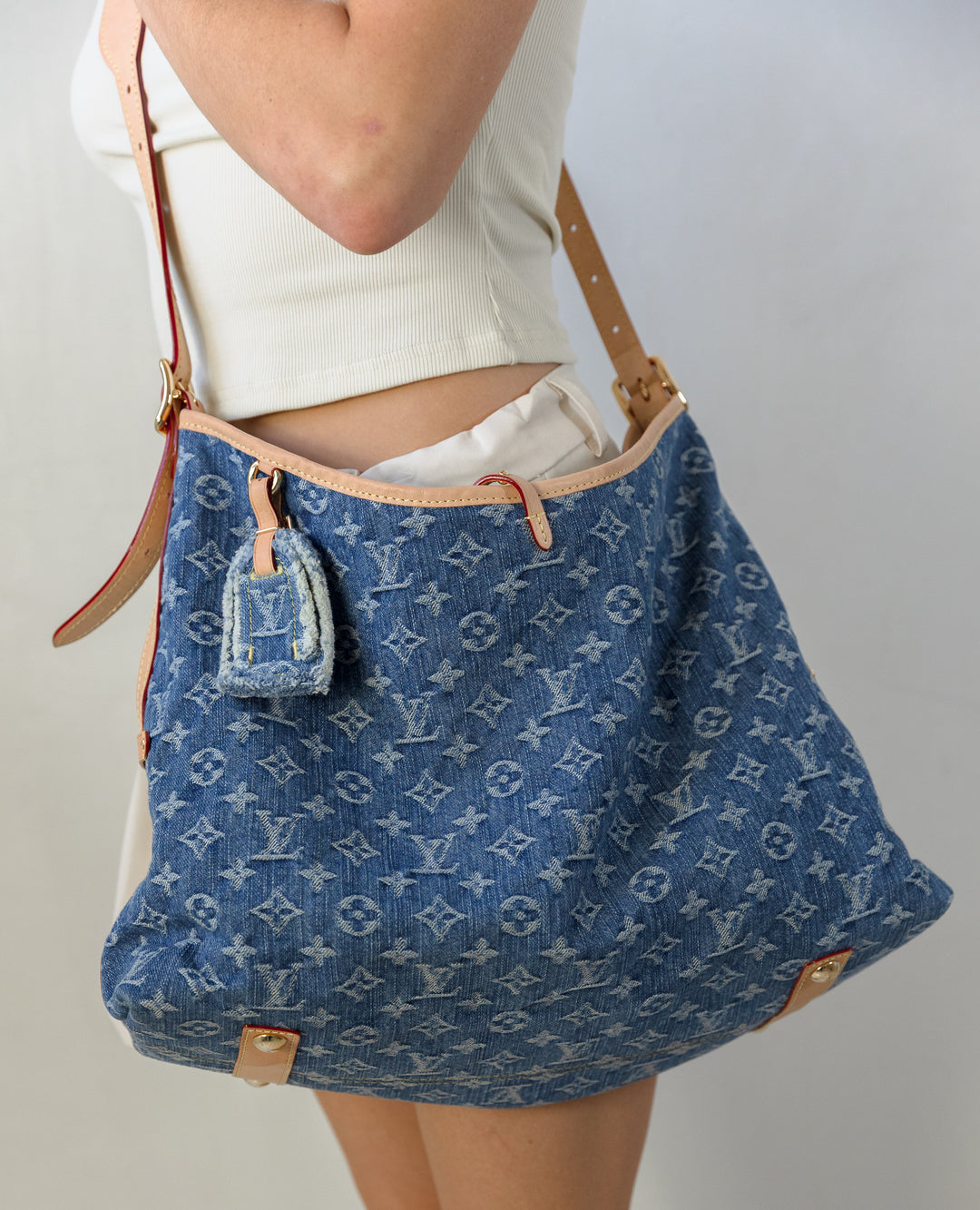 Pre Loved Louis Vuitton CarryAll MM Denim