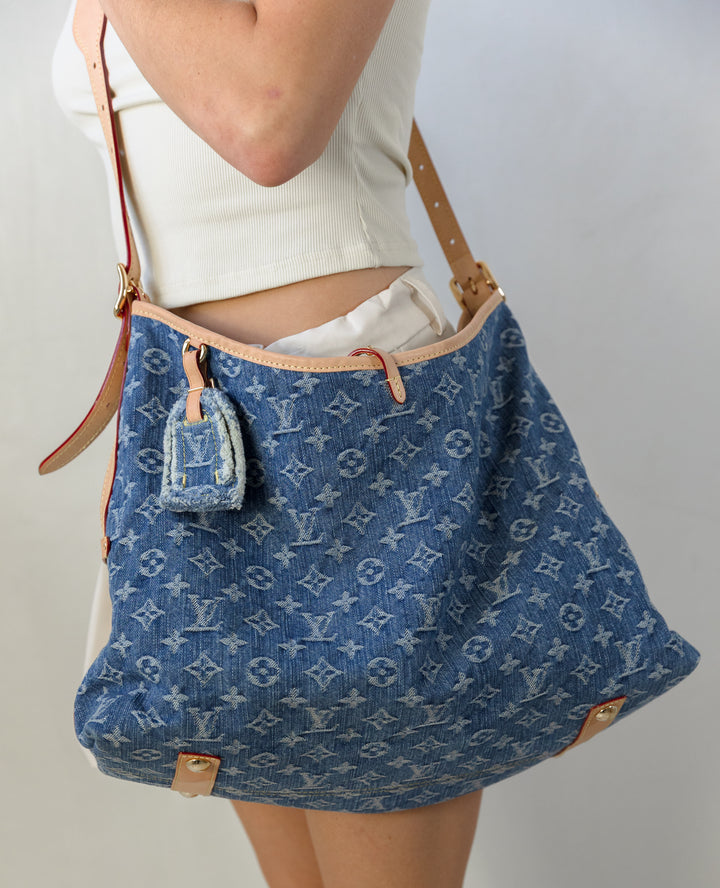 Pre Loved Louis Vuitton CarryAll MM Denim