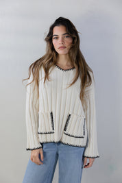 Stitching Sweater