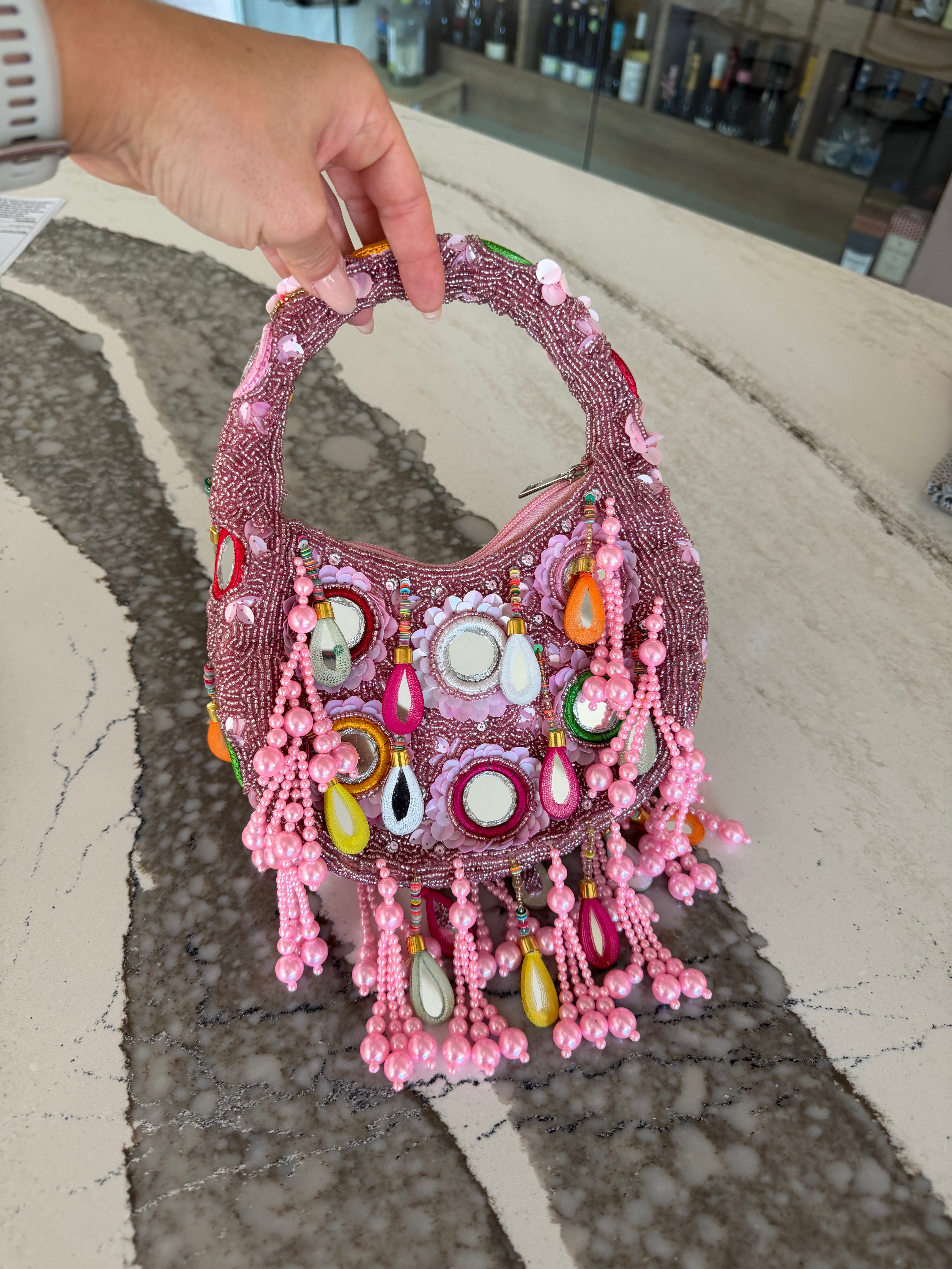 Pink Hobo Bag