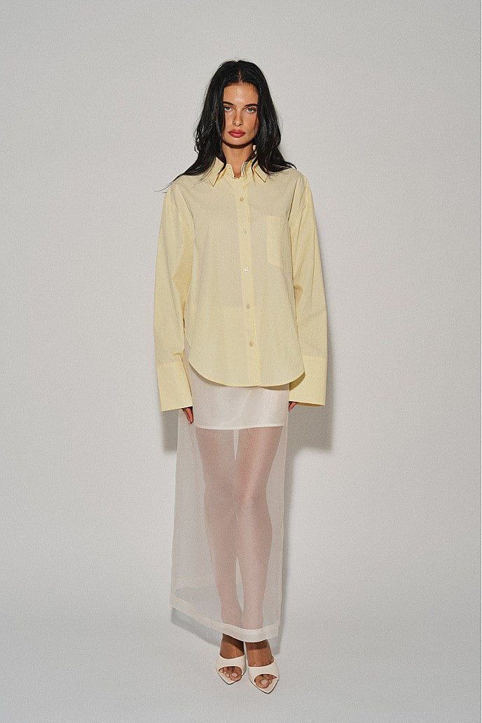 Ecru Sheer Skirt