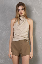 Cowl Halter Top