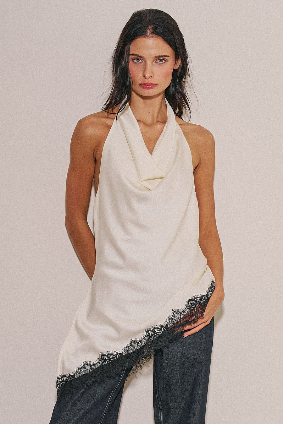 Cloud Lace Halter Top