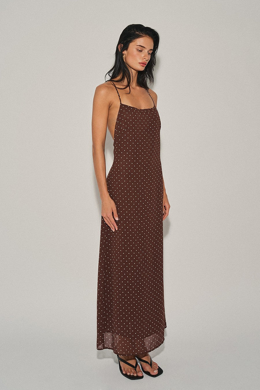 Chocolate Polka Dress
