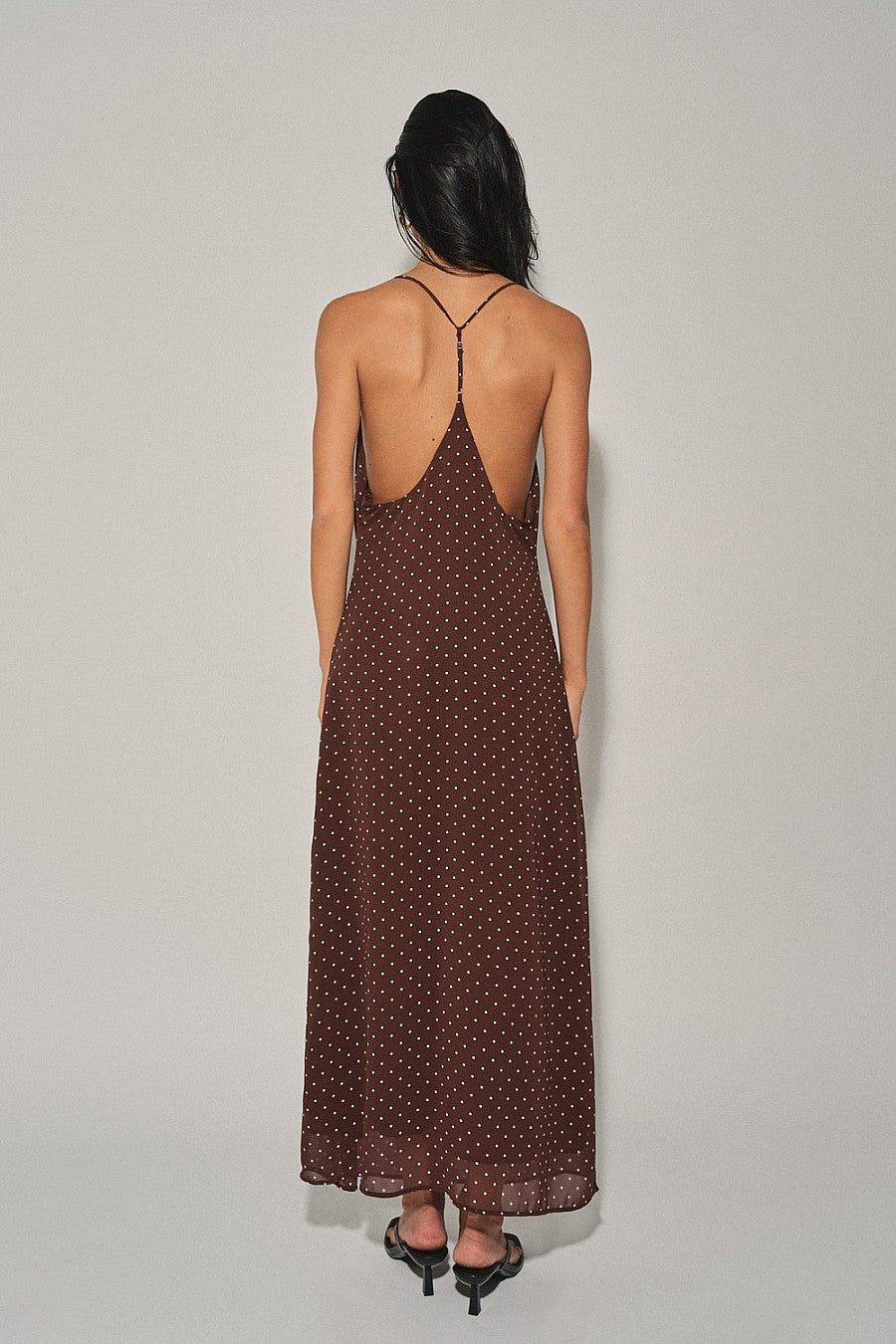 Chocolate Polka Dress