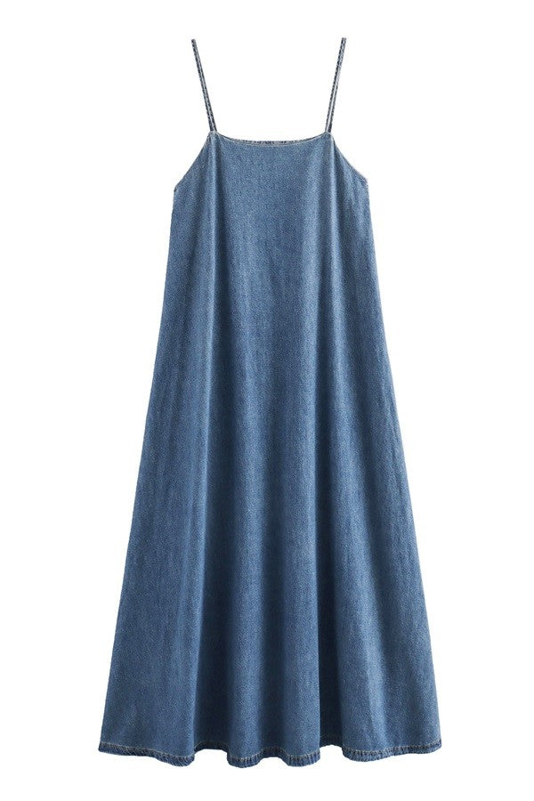 Denim Strap Dress