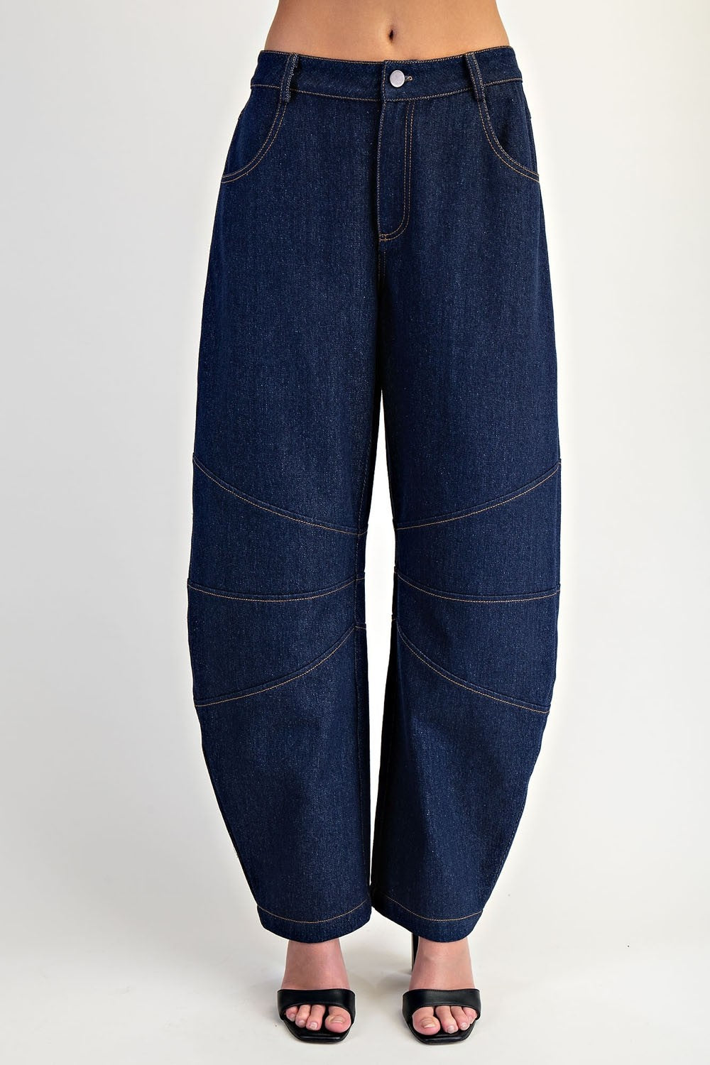 Indigo Barrel Jean