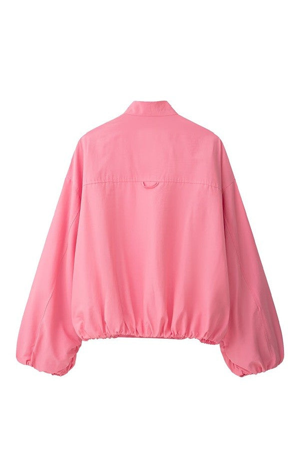 Pink Bomber Jacket