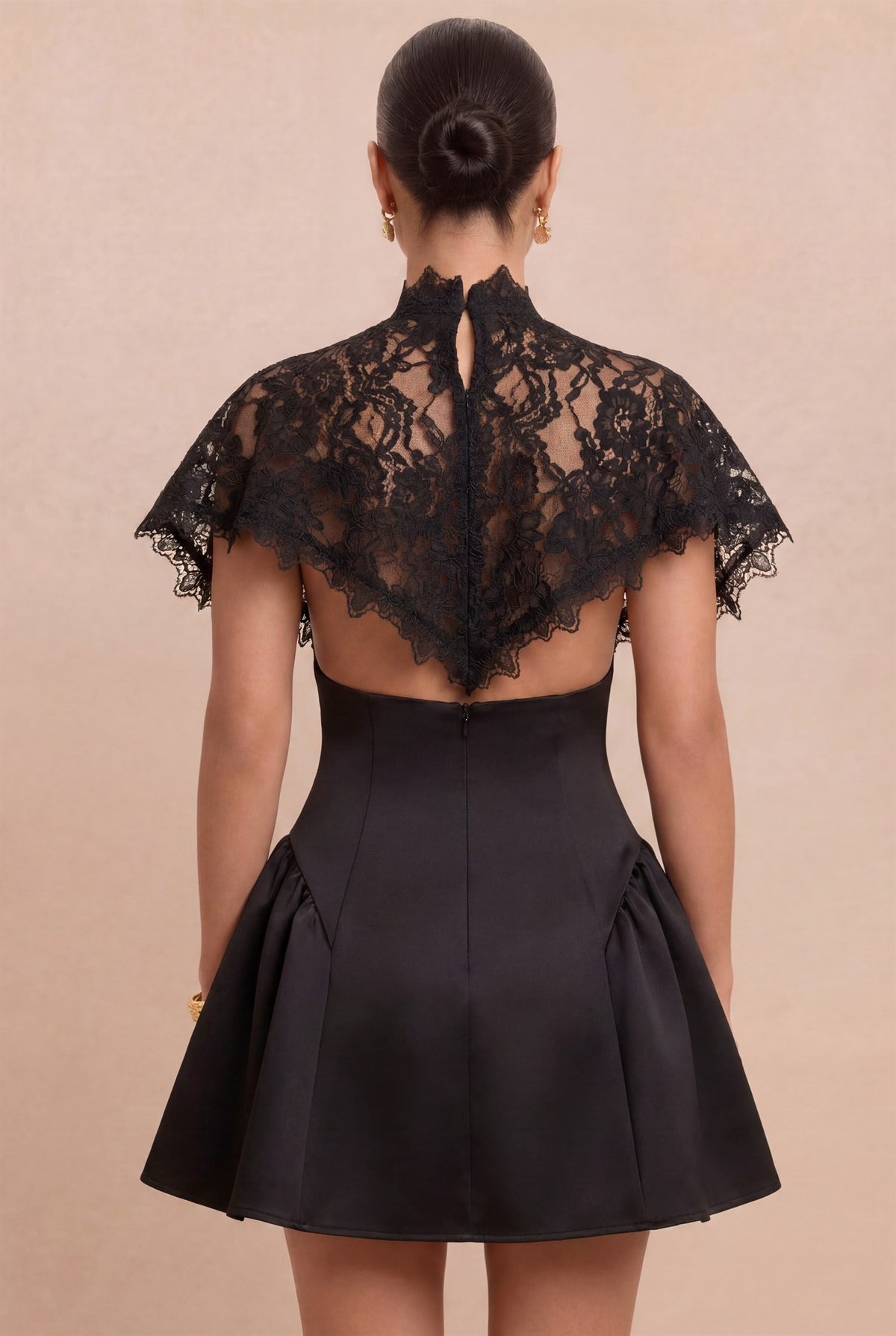 Lace Cape Dress