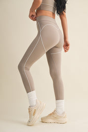 Taupe Contour Pants