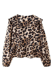 Leopard Bow Top