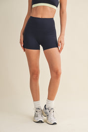 Navy Active Shorts