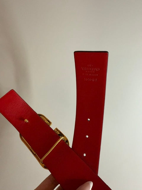 Pre Loved Valentino Reversible Belt