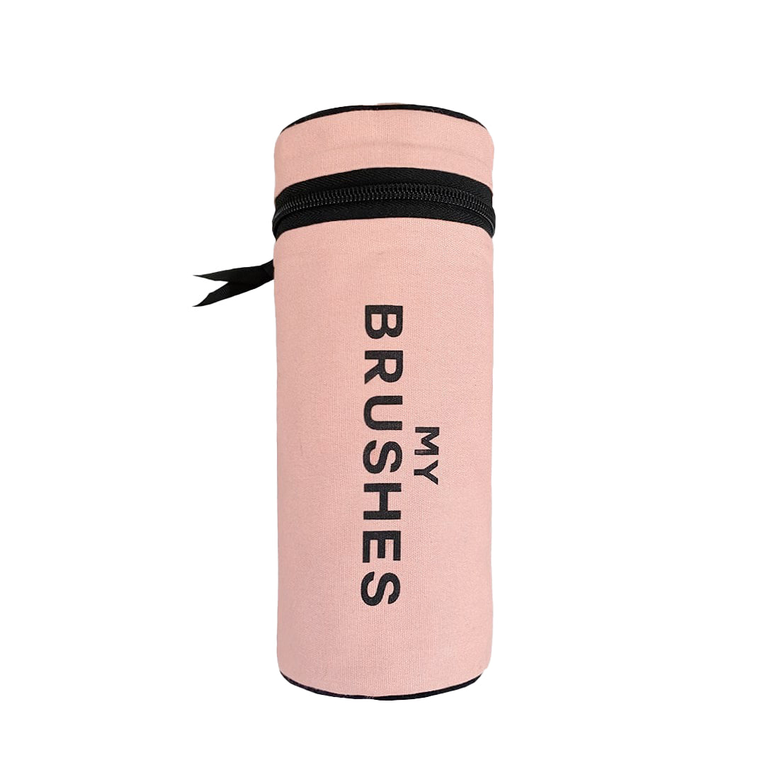 Brushes Cylinder Case Pink/Blush