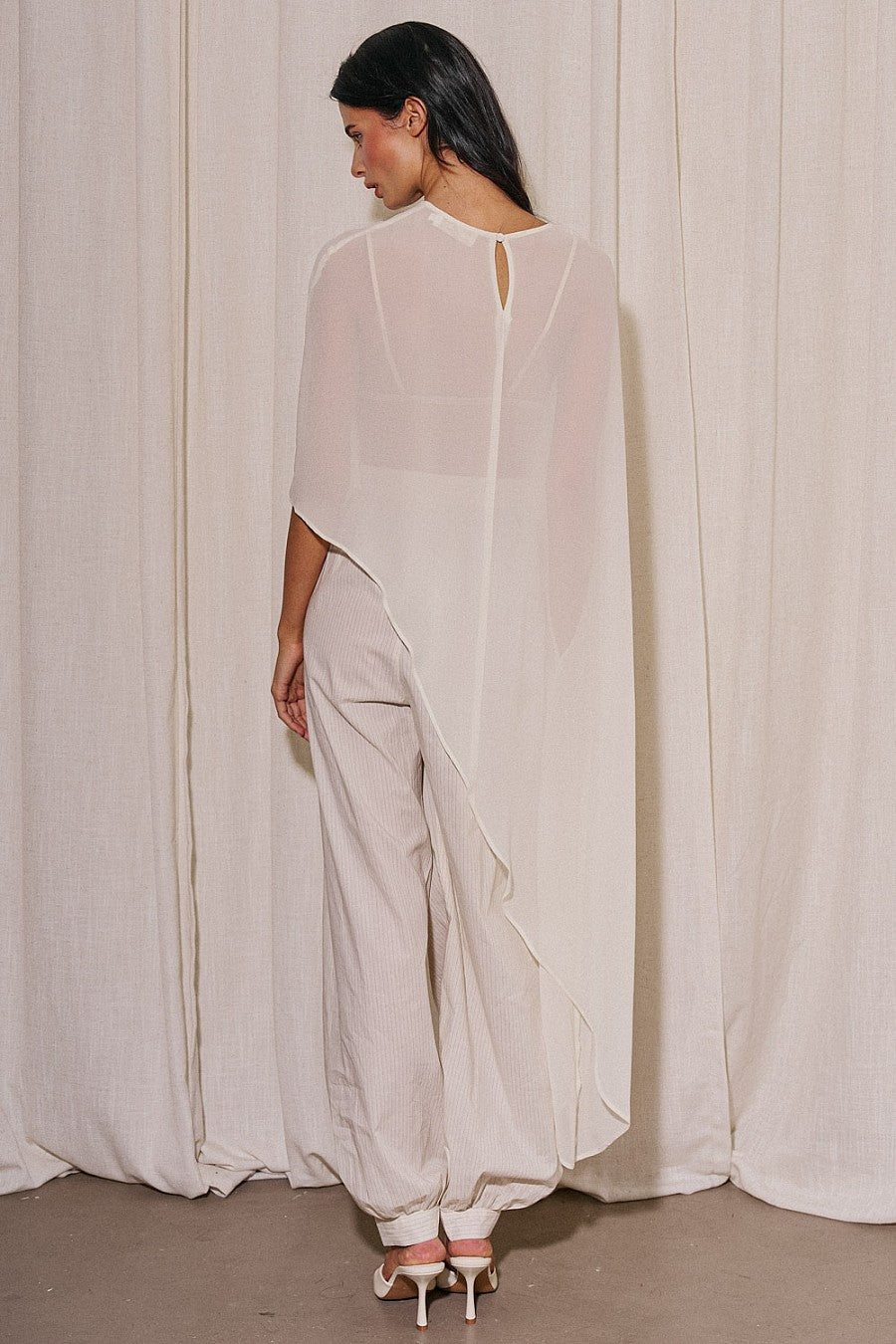 Asymmetrical Cape Top
