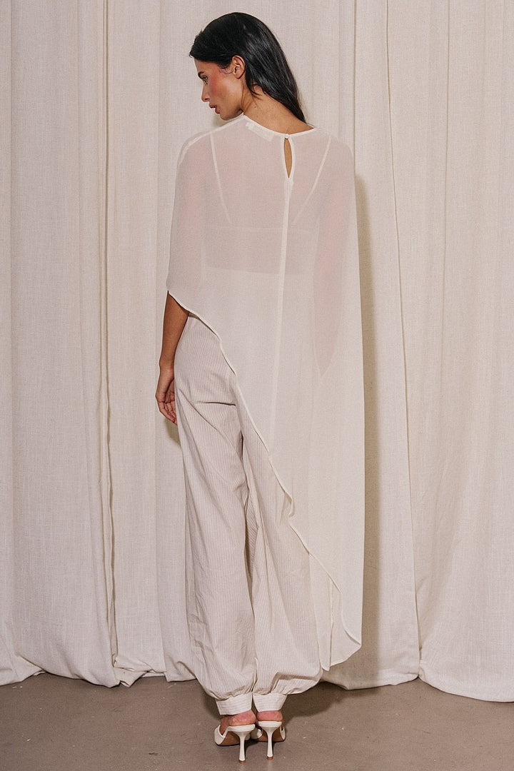 Asymmetrical Cape Top