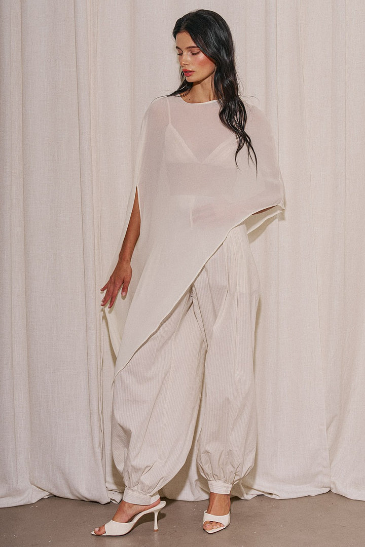 Asymmetrical Cape Top